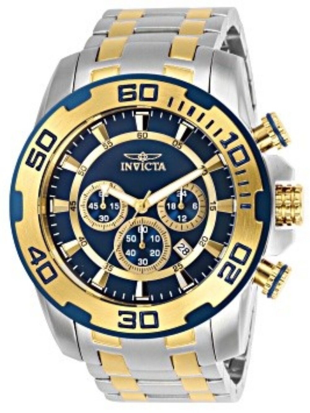 Invicta Pro Diver Two-Tone Silver/Gold Watch
